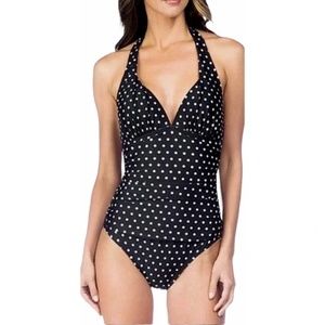 Lauren Ralph Lauren Polka Dot Swimsut